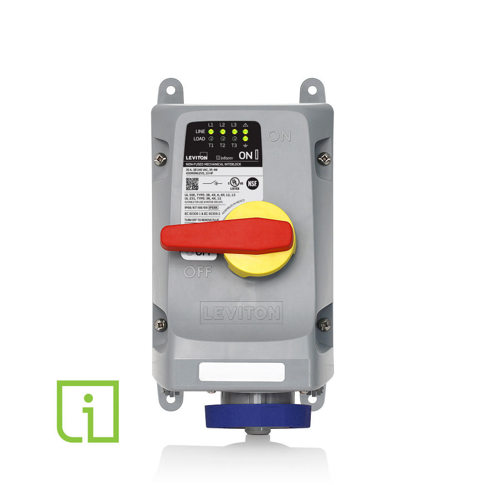 Leviton 430MI9WLEVS Pin & Sleeve Device