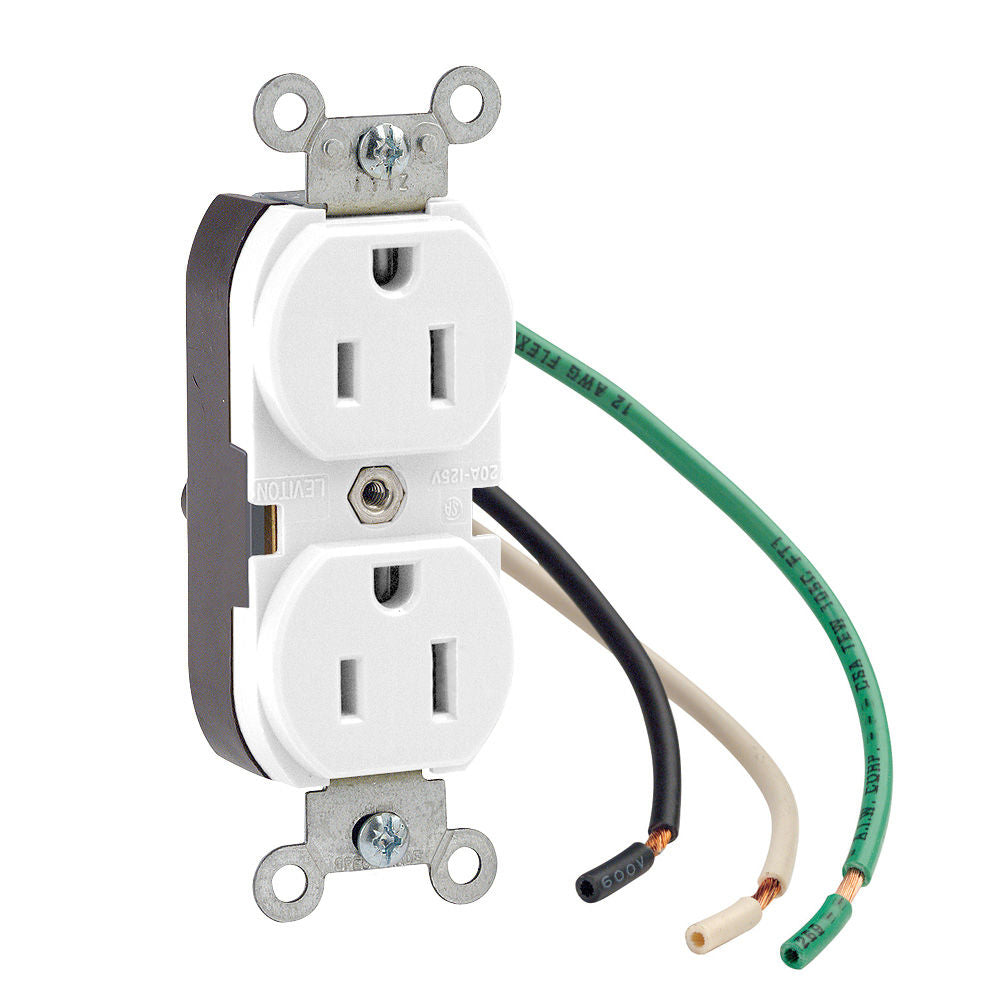 Leviton 5040-W Receptacle