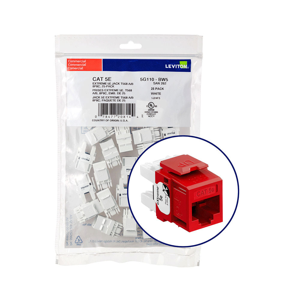 Leviton 5G110-BC5 Network Jack