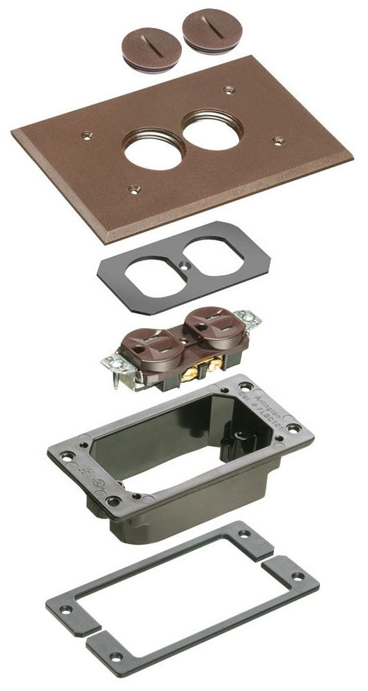 Arlington Industries FLBC101BRTK Floor Box