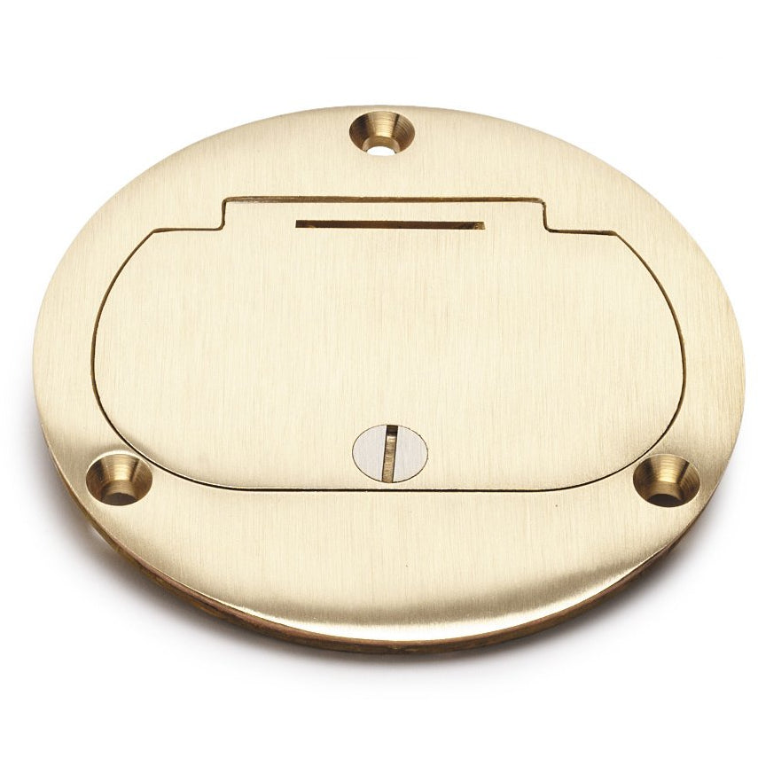 Lew Electric DFB-1 Brass floor box cover