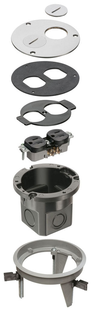 Arlington Industries FLB4362NL Floor Box