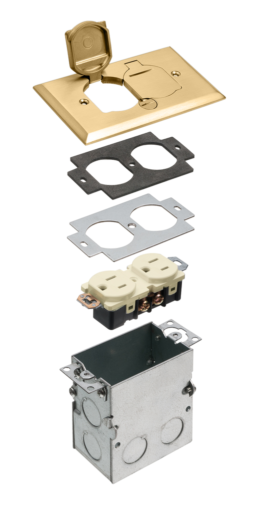 Arlington Industries FLB5331MB Floor Box