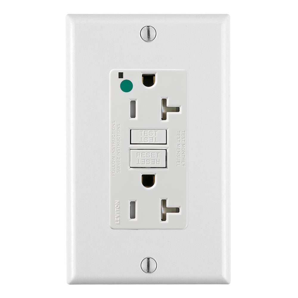 Leviton GFTR2-HGW GFCI Receptacle