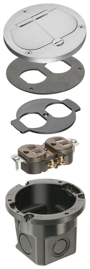 Arlington Industries FLB3532NL Floor Box