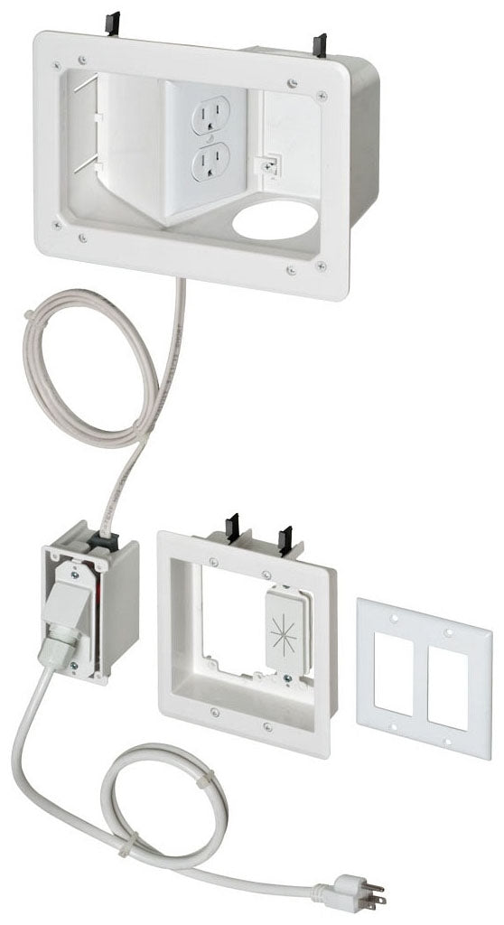 Arlington Industries TVB712BK Electrical Box