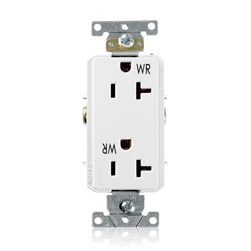 Leviton WDR20-W Receptacle