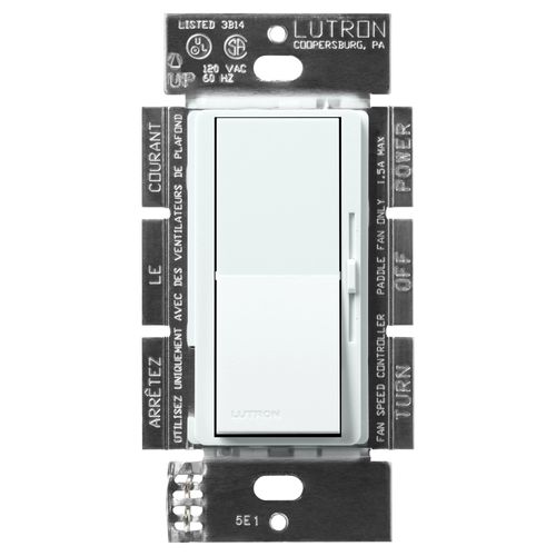 Lutron DVSCFSQ-F-GL Fan Control