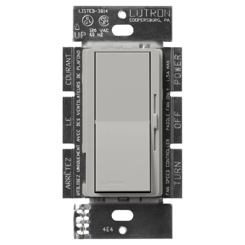 Lutron DVSCFSQ-F-PB Fan Control