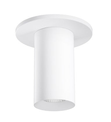 ELCO Lighting E25FW-0935 2-Inch White LED Surface Mount Fixture, 950 lm, 3500K