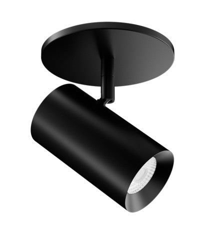 ELCO Lighting E25MB-0727-T 2-Inch Black LED Monopoint Fixture, 750 lm, 2700K