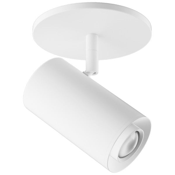 ELCO Lighting E25MW-07SD-FC-12 2-Inch White LED Monopoint Fixture, 750 lm, 18°-50°