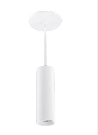 ELCO Lighting E36PW-0930D-S 3-Inch White LED Pendant Light, 950 lm, 3000K, 18°, 0-10V / TRIAC / ELV