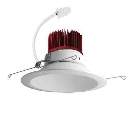 ELCO Lighting E610C0830W2 6-Inch White LED Light Engine with Reflector Trim, 850 lm, 3000K