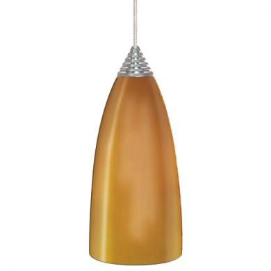 ELCO Lighting EDL60N-AU LED Gls Pndnt 5W Autmn Nickel Canopy