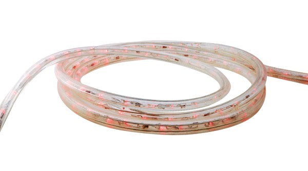 ELCO Lighting EDU2LEDRD 2 Wire LED Rope Light 120V Red Per Ft