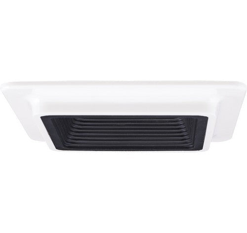 ELCO Lighting EL1491B 4" Low Voltage Square Black Baffle Trim White Ring