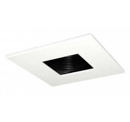 ELCO Lighting EL2384B 3" Baffle Trim with Square Pinhole White Ring