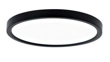 ELCO Lighting 3CCT 120V Slim Black Finish LED Slim Panel ELSP83CT3B
