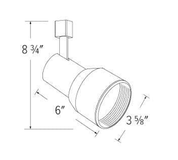 ELCO Lighting White Finish Step Light ET636WW