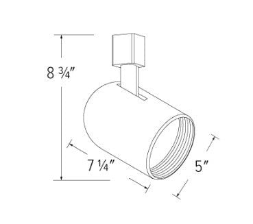 ELCO Lighting Round White Finish Lighting Accessory ET639WW