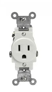 Enerlites Comm Single Receptacle 15A 125V 5-15R Ivory 61150-I