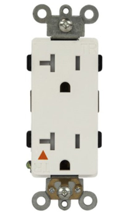 Enerlites Ig Decorator Receptacle 20A 125V 5-20R White 62000-IG-W