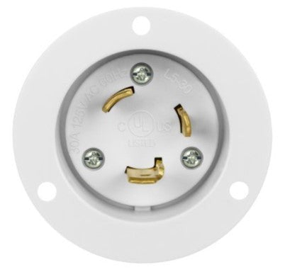 Enerlites Ind Locking Fi 2P 3-Way Grd L5-30Pfi 30A 125V White 66453-W