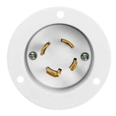 Enerlites Ind Locking Fi 3P 4W Grd L15-30Pfi 30A 125/250V White 66803-W
