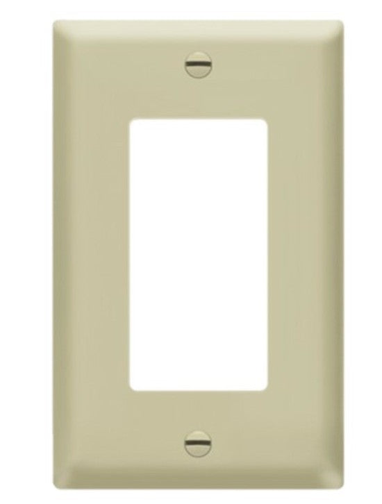 Enerlites Standard 1-Gang Decorator/GFCI Wall Plate Ivory 8831-I