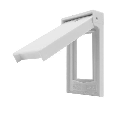 Enerlites Standard 1-Gang Decorator/GFCI Wall Plate Vertical White 8831-WPV-W