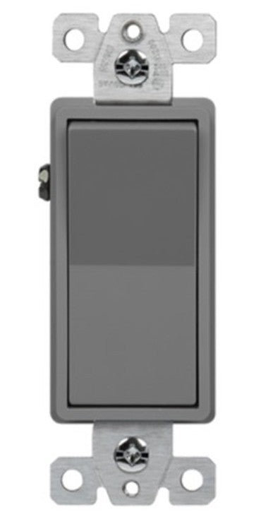 Enerlites Comm Decorator Switch 20A 3-Way 120/277V Gy 93200-GY