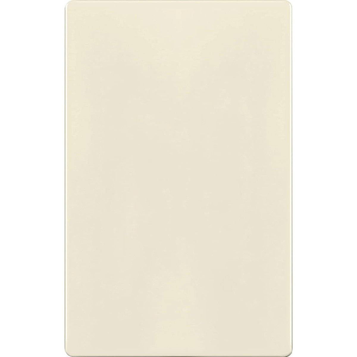 Enerlites Standard Snap In Screwless 1-Gang Blank Wall Plate Light Almond SI8801-LA