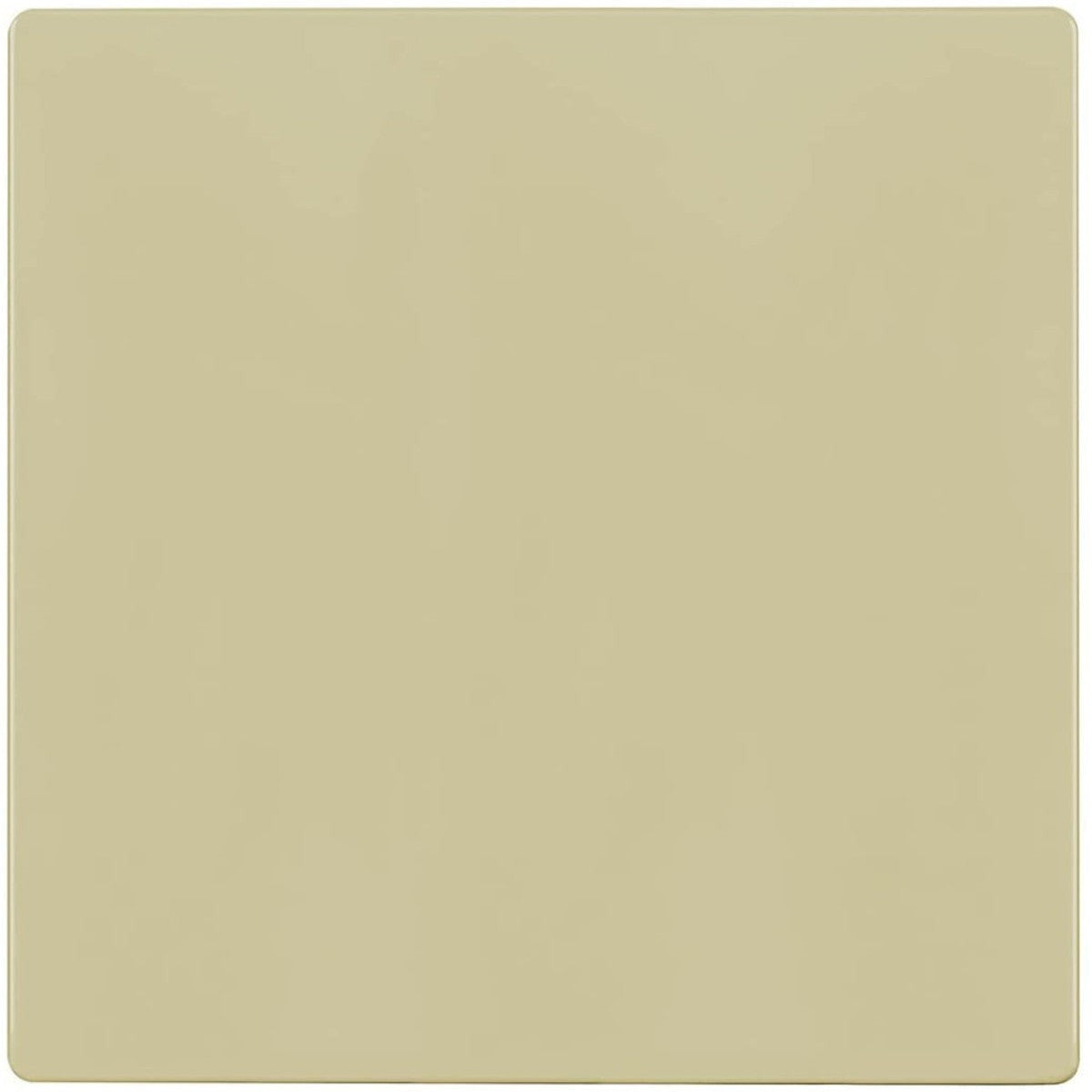 Enerlites Standard Snap In Screwless 2-Gang Blank Wall Plate Ivory SI8802-I