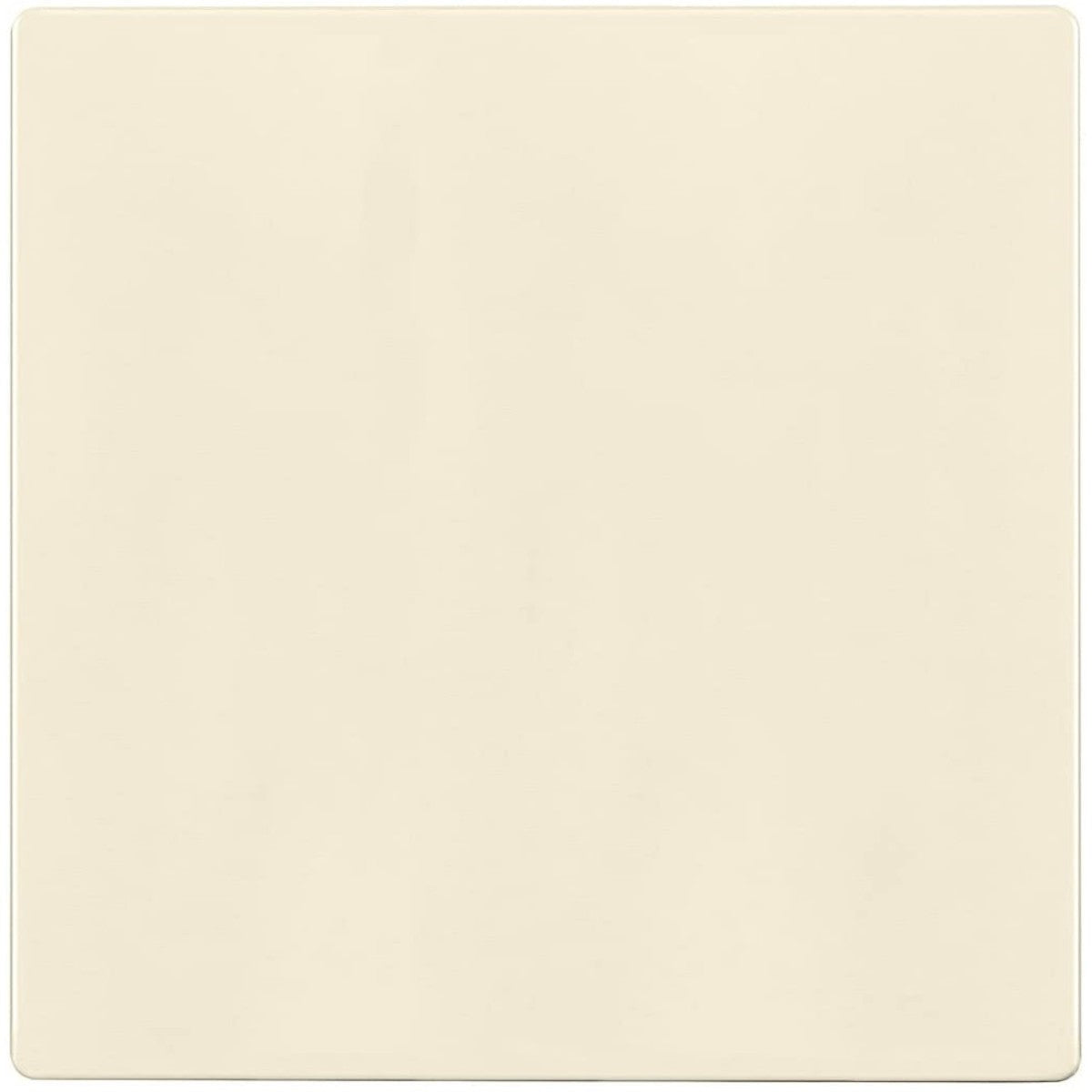 Enerlites Standard Snap In Screwless 2-Gang Blank Wall Plate Light Almond SI8802-LA