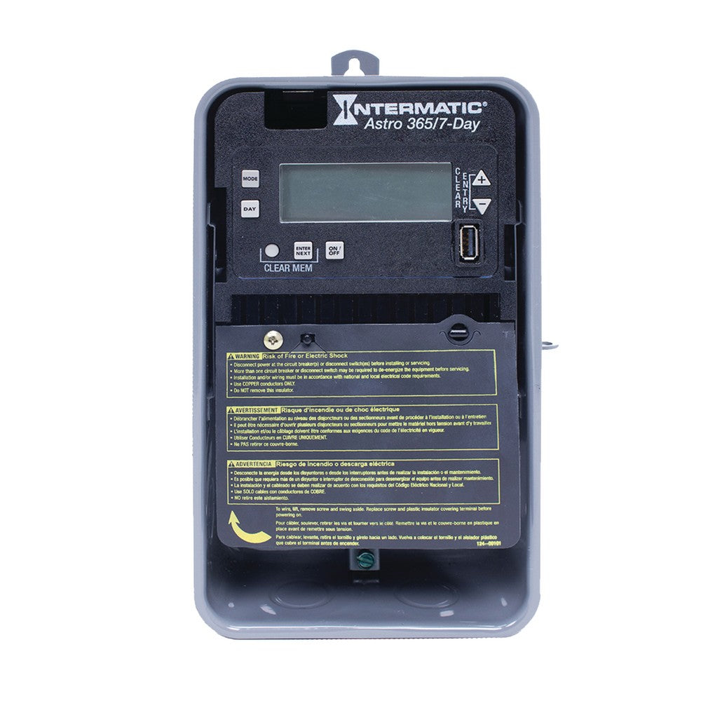 Intermatic 120-277 VAC 1-Circuit Outdoor Astronomic Electronic Control ET2805CR