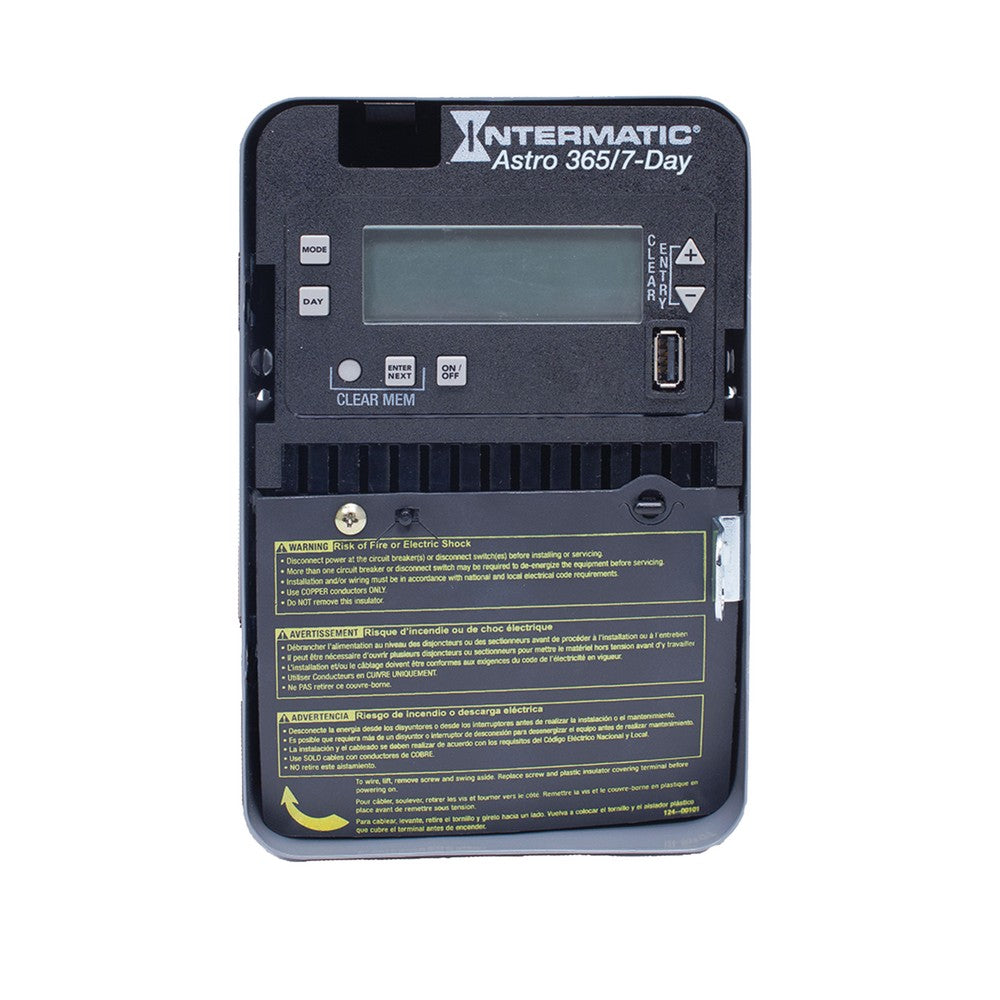 Intermatic 120-277 VAC 1-Circuit Indoor Astronomic Electronic Control ET2815C