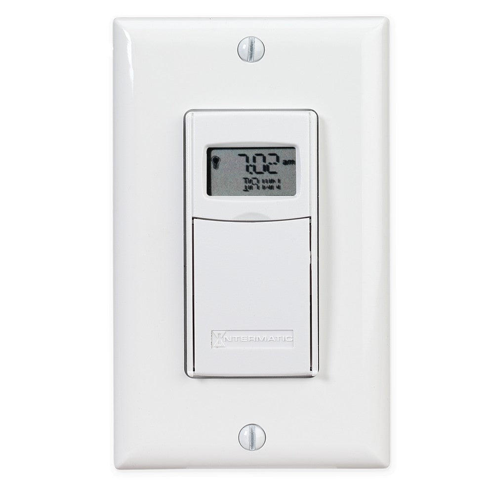 Intermatic 120-277 VAC 15A 7-Day White Programmable Timer ST01