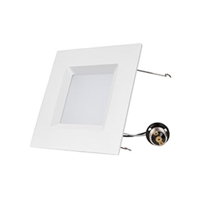 Lighting Spot 26 6 in. 16.5W 4000K Square Smooth White LED Recessed Downlight LSH-6SQ16.5W-4K-S