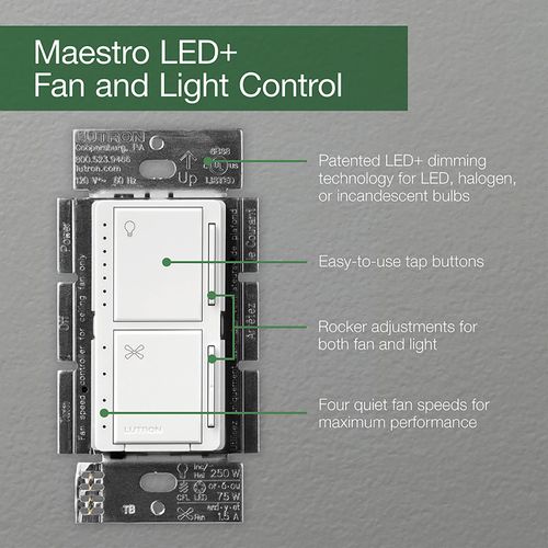 Lutron MACL-LFQ-PD Fan Control