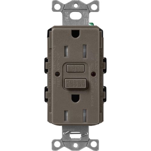 Lutron SCR-15-GFST-TF GFCI Receptacle