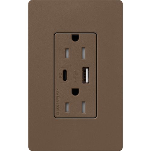 Lutron SCR-15-ACTR-EP USB Receptacle