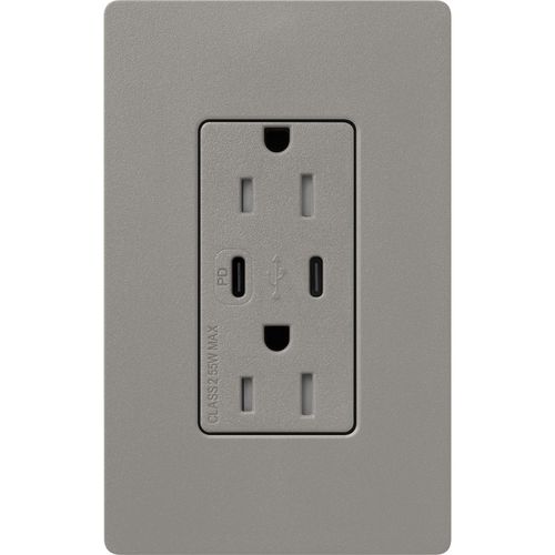 Lutron SCR-15-CCTR-CS USB Receptacle