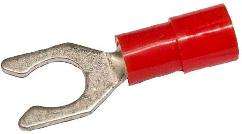 Morris 11726 Nylon Locking Spade Terminal 22-16 AWG #10 Stud