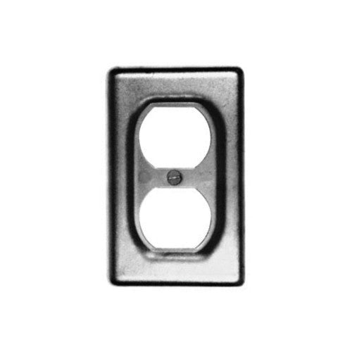 Orbit 1-Gang Steel FS/FD Duplex Receptacle Cover 1SFCD