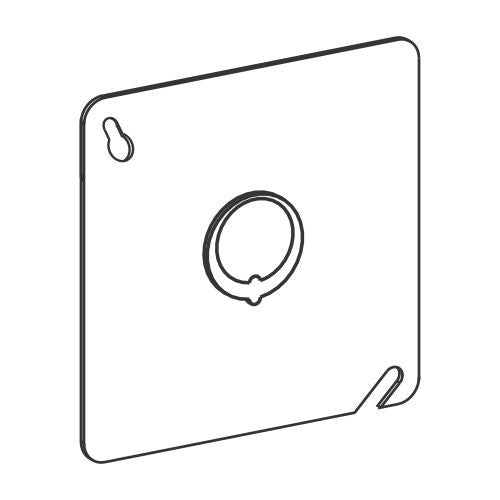 Orbit 4S Steel Cover Blank Cover Moon knockout pattern 4BCMKO