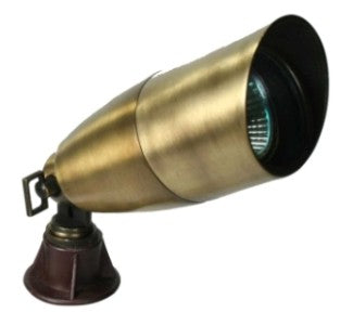 Orbit 35W MR16 Cast Brass/Stainless Steel Fixture Ant. Brass B171AB