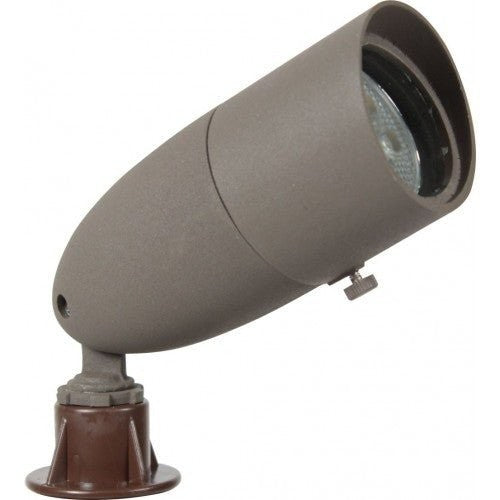Orbit LED 6W Outdr Cst Aluminum Dir Lght Bullet, 12V, 3000 Kblk L1071BK6WW