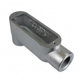 Orbit Type Lb Threaded Conduit Body, Gray Iron Form 8, 1-1/4 in LB8125