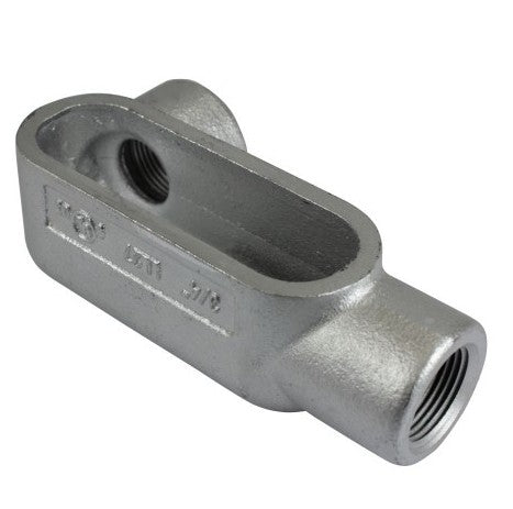 Orbit Type Ll Threaded Conduit Body, Gray Iron Form 7, 2-1/2 in LL7250